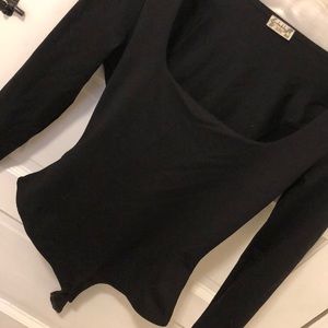 Free people body suit square neck